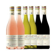 Squealing Pig Mixed case - Malbec , Rose, Sauvignon blanc - 6 x 75cl