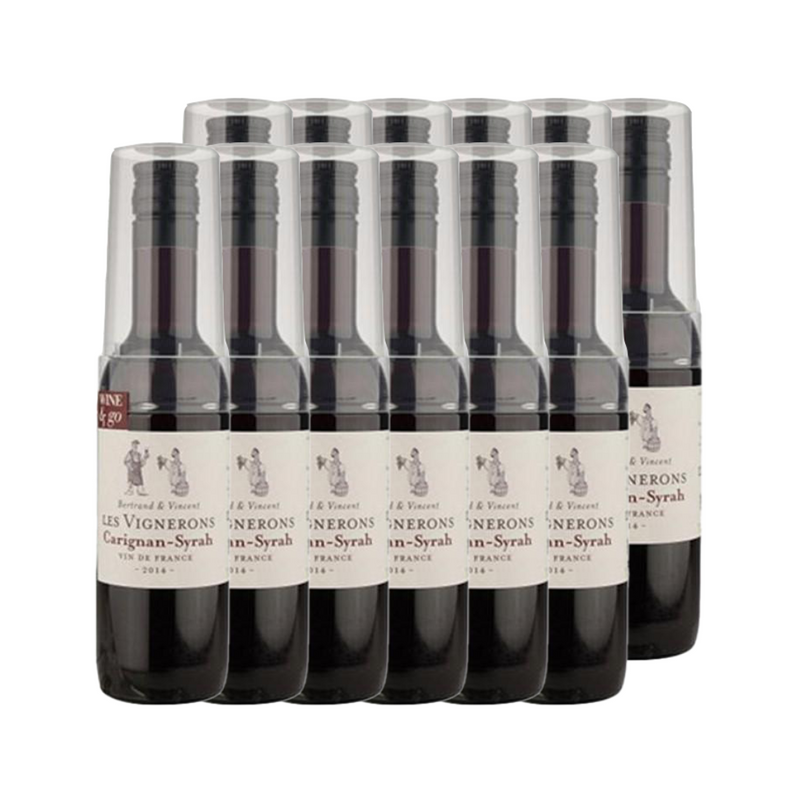 Les Vignerons Carignan Syrah Wine&Go 12x187ml