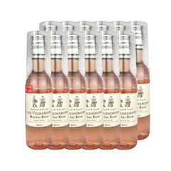 Les Vignerons Merlot Rosé Wine&Go 12x187ml