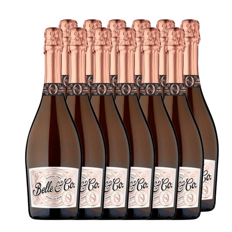 Belle & Co. Alcohol Free Sparkling Rose 12 x 75cl