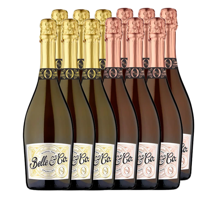 Belle & Co. Alcohol Free Sparkling Mixed Case 12 x 75cl