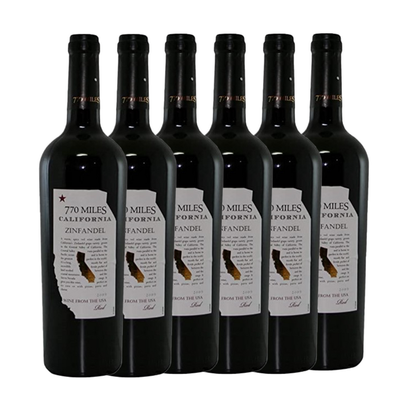 770 Miles Californian Red Zinfandel 6 x 75cl 2022