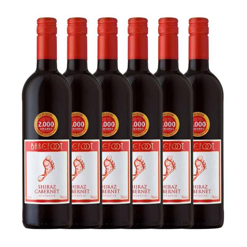 Barefoot Shiraz Cabernet 6 x 75cl N.V.