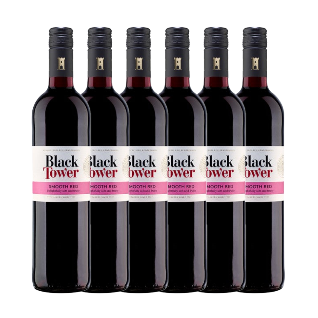 Black Tower Smooth Red N.V. 6 x 75cl N.V. 6bottles