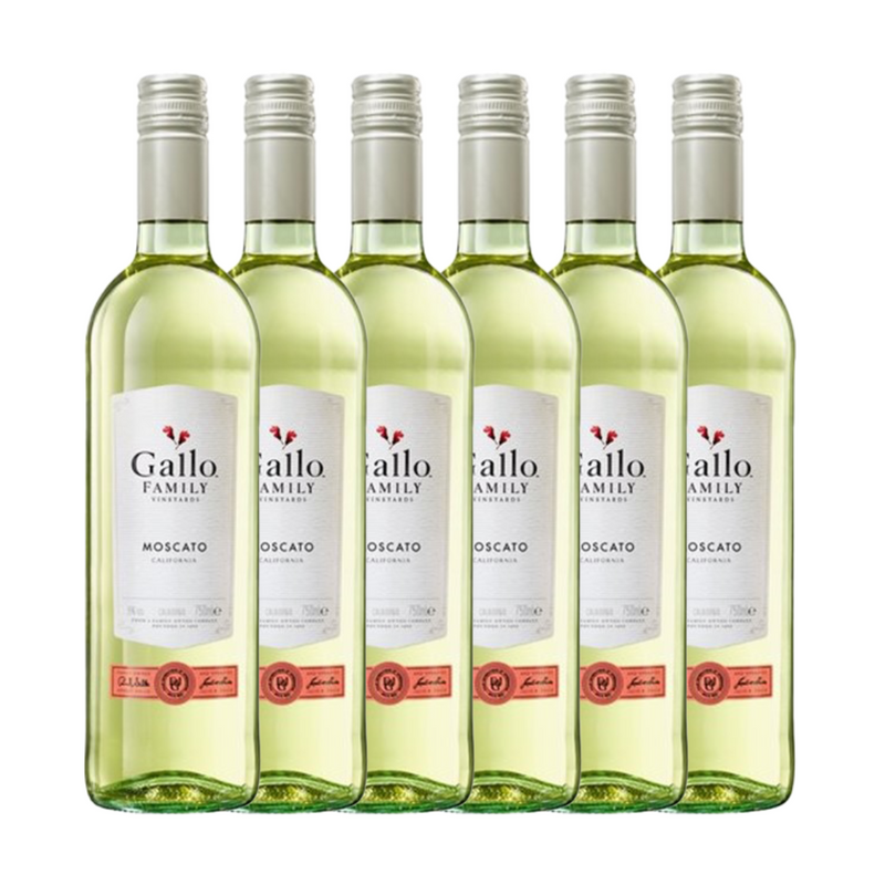 E & J Gallo White Moscato 2021 6 x 75cl