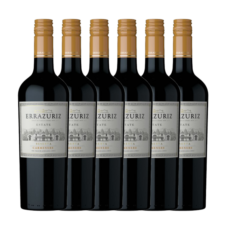 Errazuriz Estate Reserva Carmenère 2022 6 x 75cl