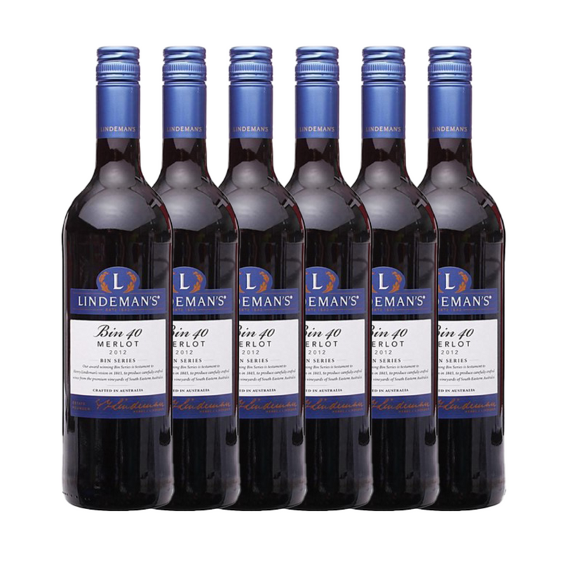 Lindeman's Bin 40 Merlot 2019 6x75cl