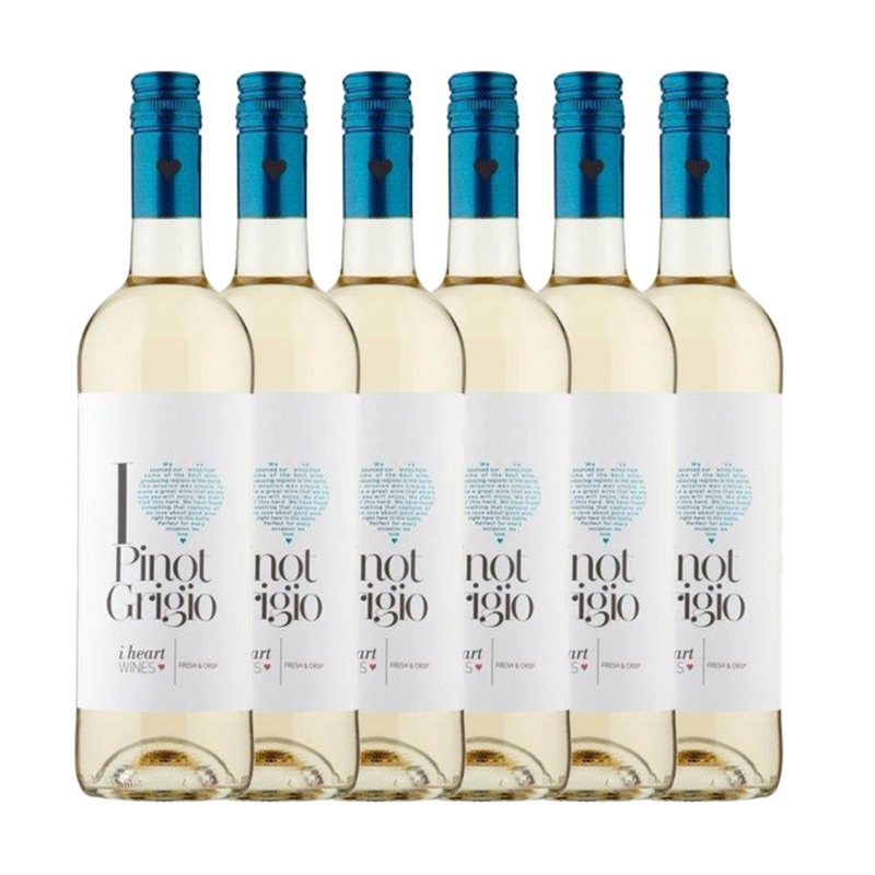 iHeart Pinot Grigio N.V. 6x75cl