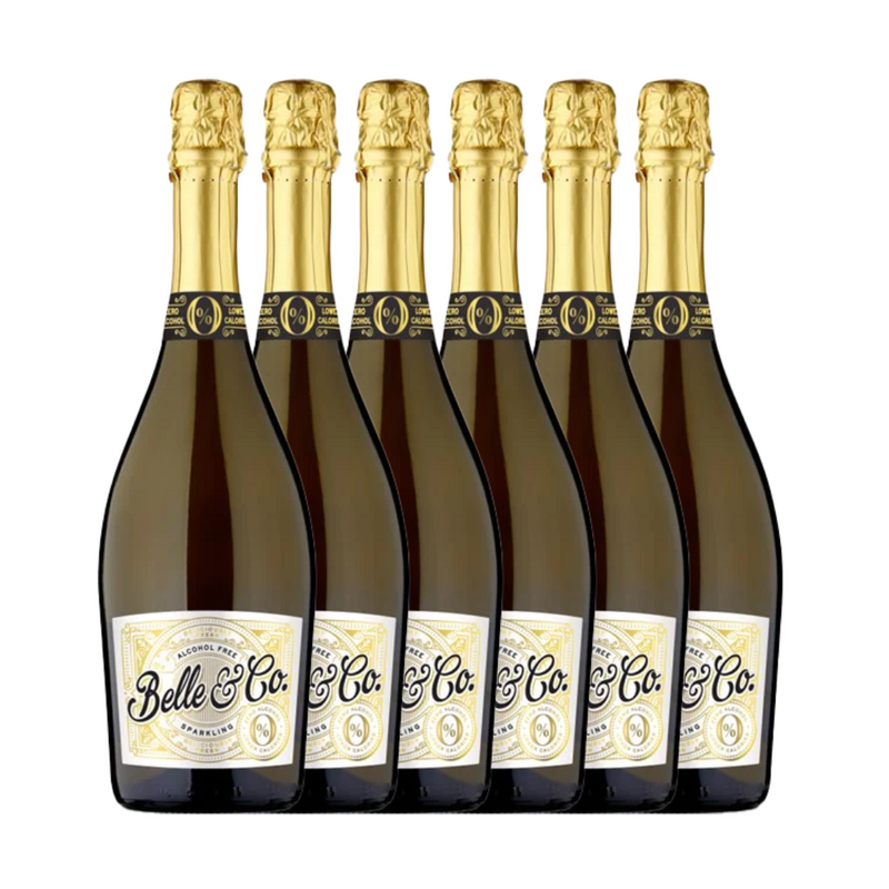 Belle & Co. Alcohol Free Sparkling White 6 x 75cl