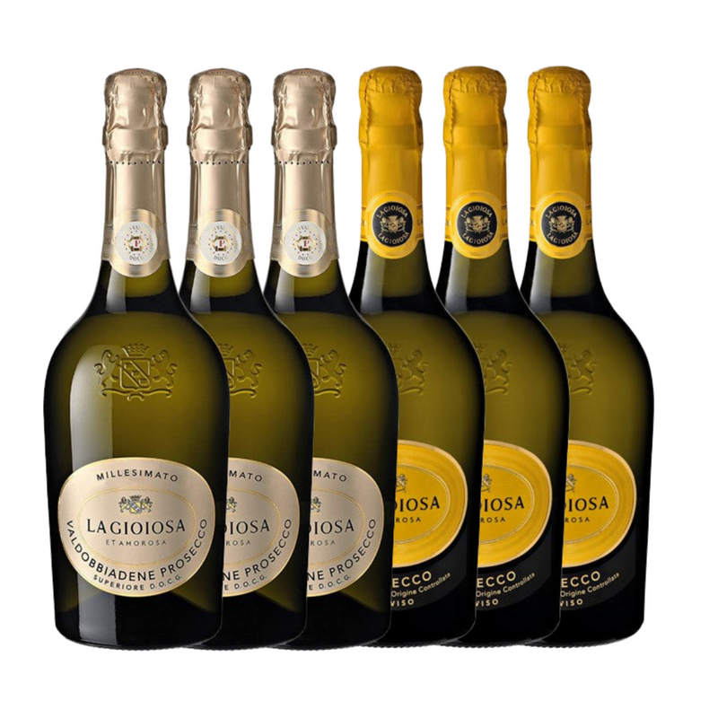 La Gioiosa Mixed Prosecco Case 6 x 75cl Bottles