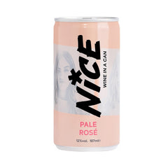 Nice Pale Rosé Canned Wine (12 x 187ml cans)