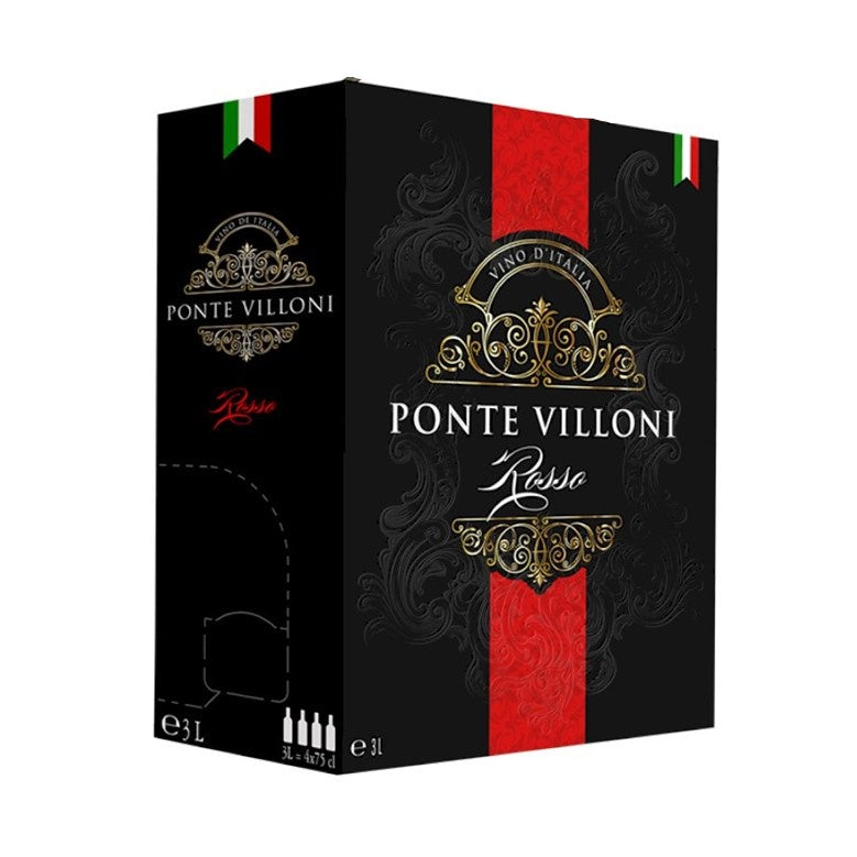 Ponte Villoni - Red Wine from Italy - Bag in Box 3 Litre