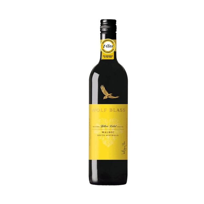 Wolf Blass Yellow Label Malbec 2021 6 x 75cl